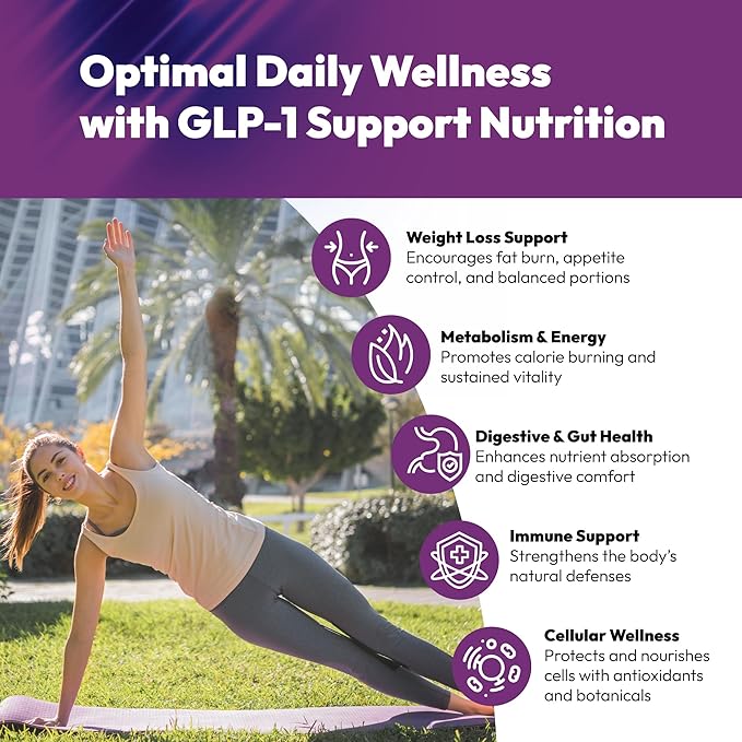 GLP-1 Support Weight Loss Supplement - Natural Appetite Suppressant for Women Men - Berberine Support Activate Hunger Control Curb Cravings Boost Metabolism Fat Burn &amp Gut Health