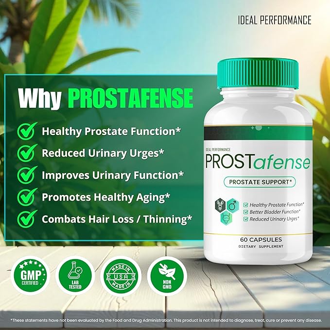 Prostafense Prostate Health Supplements for Men Capsules Official Prostafense All Natural Support Pills - Maximum Strength Premium Formula for Daily Wellness Prosta Fense Reviews (3 Pack)