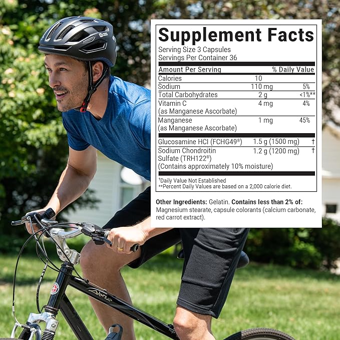 Nutramax Laboratories Cosamin® DS Joint Health Supplement with Glucosamine &amp Chondroitin for Adult Men &amp Women Joint Supplement 108 Capsules