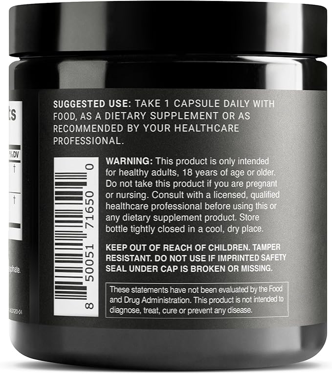 Tongkat Ali Fadogia Agrestis - Ultra High Potency 200:1 Tongkat Ali &amp 30:1 Fadogia Agrestis - 2% Eurycomanone -Third-Party Lab Tested - 120 Capsules