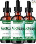 (3 Pack) Audizen Pro - Original Audizen Pro Drops for Healthy Ringing Ear Support Oral Supplement Drop All Natural Clean Liquid Formula Auditory Wellness and Inner Ear Balance 3 Bottles for 3 Months