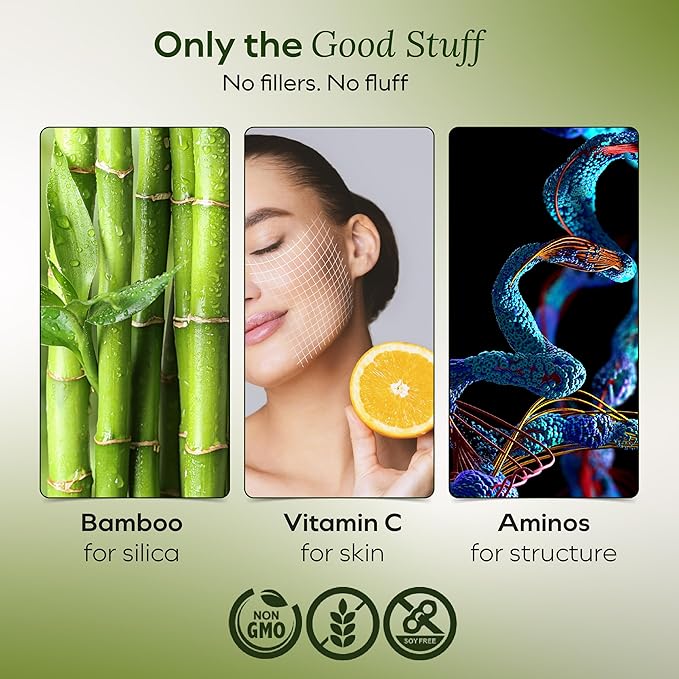 Liquid Collagen for Women - Vegan Collagen Liposomal Supplement - Ultra Absorption Plant Based with Bamboo Extract Vitamin C Amino Acids - Skin Hair Nail Joint Support - Maple Mocha 30 Servings