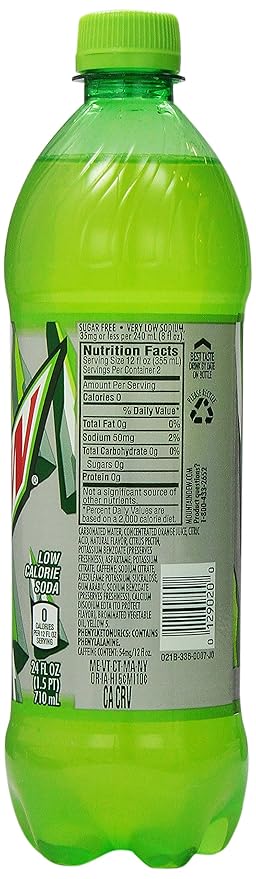 Pepsi Diet Mountain Dew 24oz 6pk