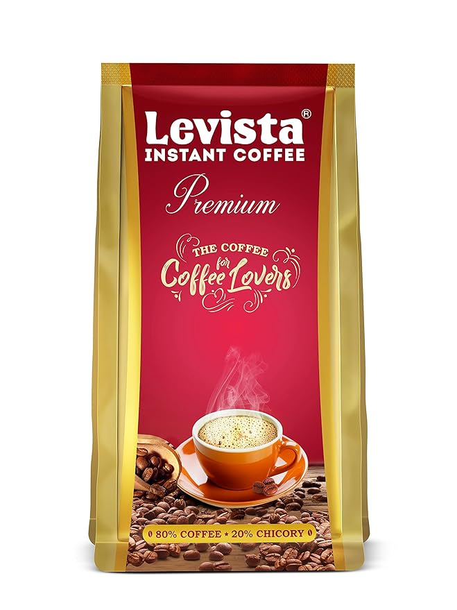 Levista Premium Instant Coffee 200Gm Pouch Bag Ground