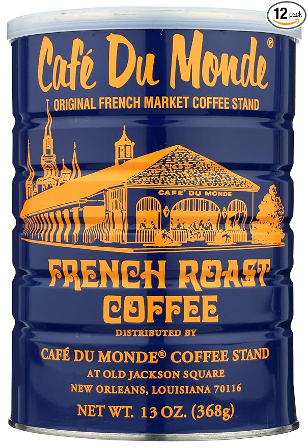 Cafe Du Monde French Roast Coffee Kosher 13 Ounces (Pack Of 12)