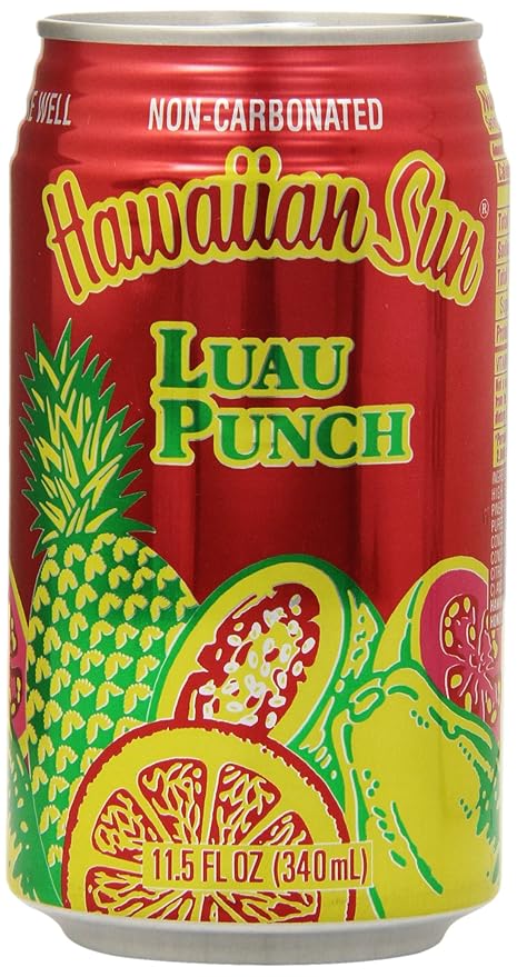 Hawaiian Sun Drink Luau Punch 11.5-Ounce (Pack of 24)
