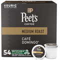Peet's Coffee Medium Roast Keurig K-Cup Pods 100% Arabica Coffee - Café Domingo 54 Count (1 Box of 54 Pods)