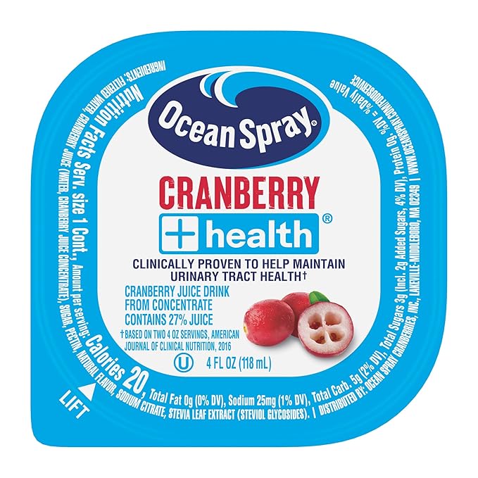 Ocean Spray® Cranberry +Health Juice Drink 4 Fl Oz Cup 48 Count