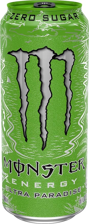Monster Energy Ultra Paradise Sugar Free Energy Drink 16 Ounce (Pack of 24)