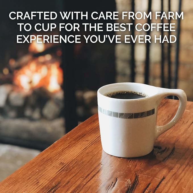 Stone Creek Coffee Dark Roast Ground Coffee – 12 Ounce (Pack of 1) – Smooth and Chocolatey Fresh Roasted Coffee Beans with Rich and Fruity Tasting Notes 3 Volcanoes Dark Guatemala