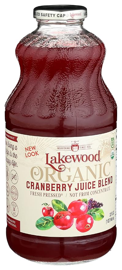 LAKEWOOD JUICE CRANBERRY BLEND ORG 32FO