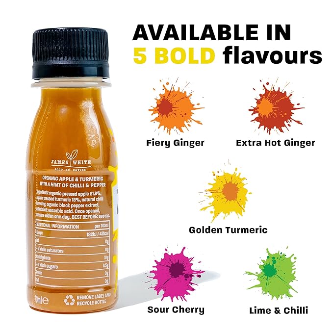 James White Turmeric Juice Zinger 70 ml (Pack of 15)