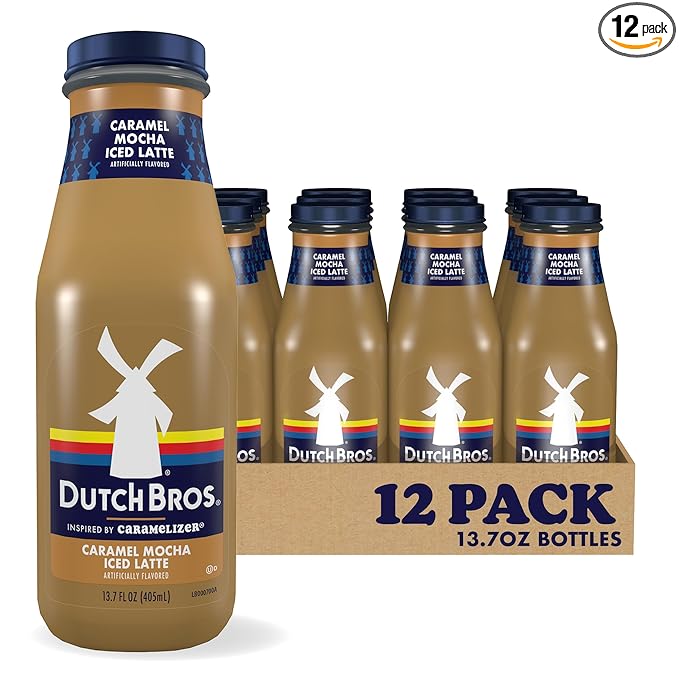 Dutch Bros® Caramel Mocha Iced Latte inspired by Caramelizer® 12-13.7 Fl Oz Bottles