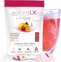 AgelessLX Powder Supplement for Women - with HMB Collagen Enhancer Plus Vitamin D3 with K2 Horsetail and Biotin for Lean Muscle and Stronger Hair and Nails - 30 Powder Packets Strawberry Lemonade