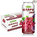 AZRA 100% Grape Juice – Fresh Red Grape Juice in 500ml Cans – Zero Sugar Juice Fruit Juice Variety Pack for Kids and Adults – Healthy Drinks Bulk 100% Juice 12 Pack