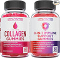 Atlantis Nutrition Collagen 60 Gummies + 8-in-1 Immune Support 60 Gummies