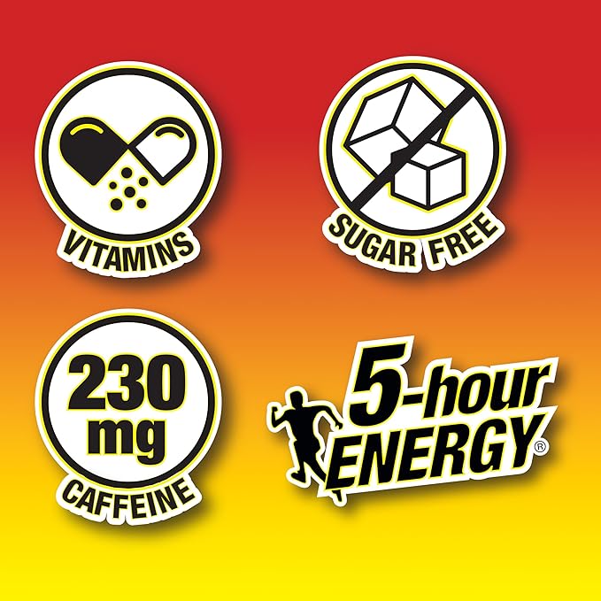 5-hour ENERGY Extra Strength Energy Shot Tidal Twist (1.93 oz. 30 Count) Zero Calories &amp Sugar-Free 230 mg Caffeinated Energy Shot Amino Acids &amp B Vitamins Dietary Supplements  Pina-Col