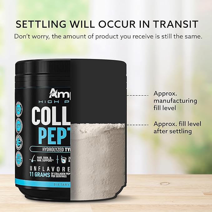 Multi Collagen Peptides Powder – Hydrolyzed Type I &amp III Grass-Fed Bovine Collagen – Unflavored Protein for Hair Skin Nails Joints &amp Mobility – Keto Paleo – 41 Servings