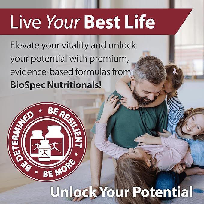 BIOSPEC NUTRITIONALS RELAXAID PM - Melatonin Saffron Ashwagandha Valerian Passionflower Apigenin Sleep Support