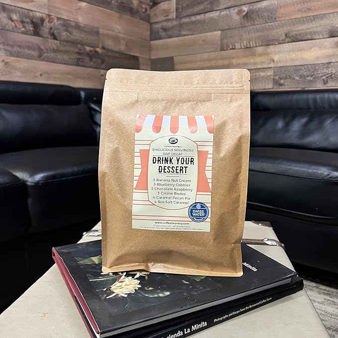 Coffee Beanery Drink Your Dessert Swiss Water Process Decaf Flavored Coffee Pods (20ct) - 6 Unique Flavor coffee pods