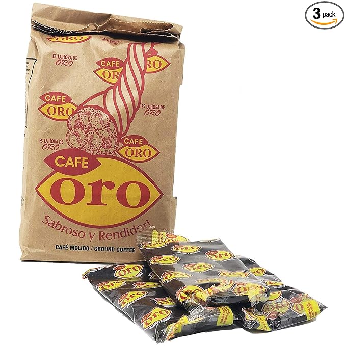 Café Oro Molido: Café Oro Smooth Blend | Sabroso Y Rendidor Golden Coffee From Honduras | 16 Individual Bags Total Of 1 ounce each | Guaranteed Best Coffee 100% Customer Satisfaction (3 PACK)