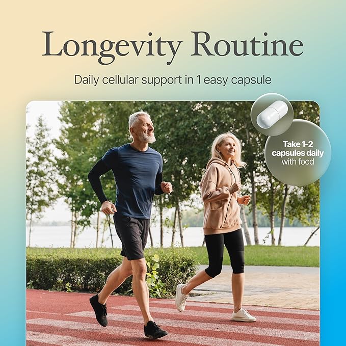 Spermidine Capsules Gluten Free 99% Concentration 100x More Potent Than Wheat Germ Extract for Anti-Aging DNA Telomere Support
