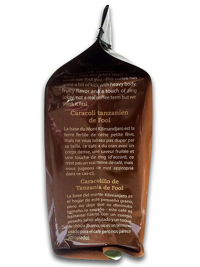 Coffee Fool’s Tanzanian Peaberry 2 Pound (Perk)