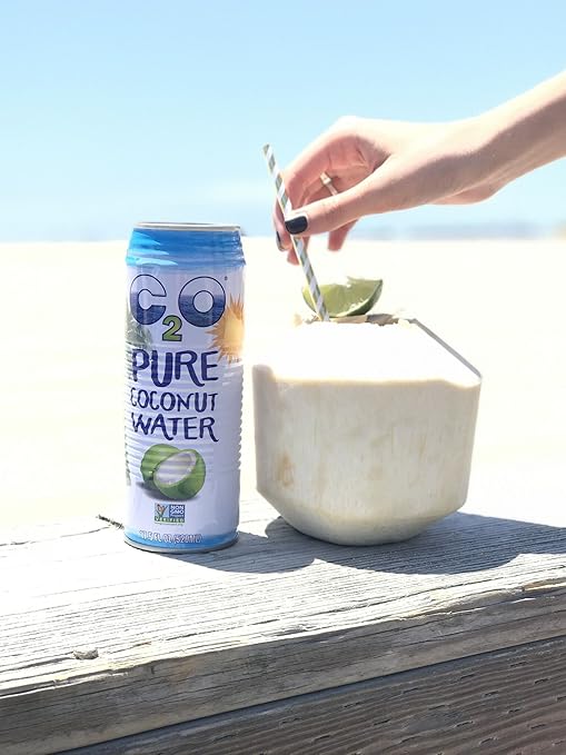 C2O Pure Coconut Water 17.5 Fluid Ounce (Pack of 12)