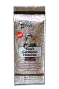 The Coffee Fool Fool's Whole Bean Decaf Caribbean Hazelnut 12 Ounce
