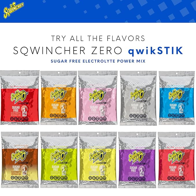 Sugar Free Sports Drink Mix Powder Mixed Berry 0.11 oz PK50