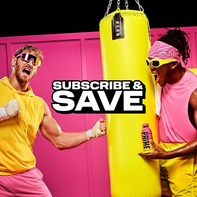 PRIME Hydration STRAWBERRY BANANA Sports Drinks Electrolyte Enhanced for Replenishing Fluids 250mg BCAAs B Vitamins Antioxidants Low Sugar 16.9 Fl Oz 12 Pack