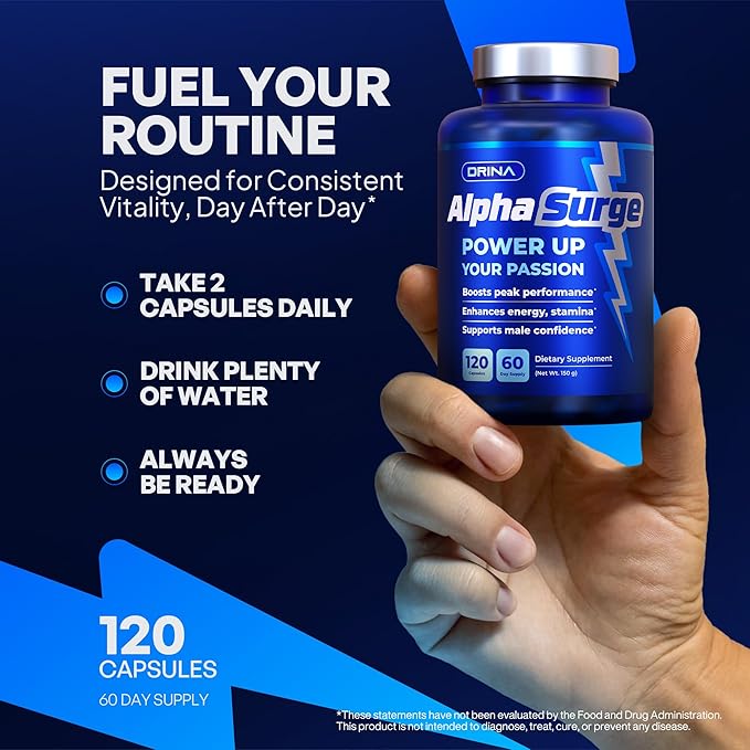 Pills for Men Fast Acting - Male Enhancing Supplement Testosterone Booster - Blood Flow Libido Size Girth Hardness Stamina Enlargement Growth - Natural Performance Enhancer - 2 Month Supply