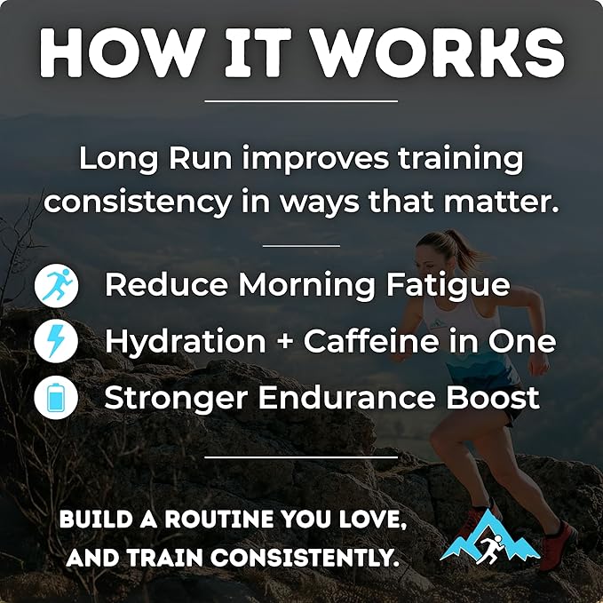 Long Run Coffee – Hydrating Coffee with Electrolytes – All Natural Energy + Hydration + Recovery for Athletes – Stomach Friendly Electrolyte Coffee for Runners (5 lb Dark Roast)