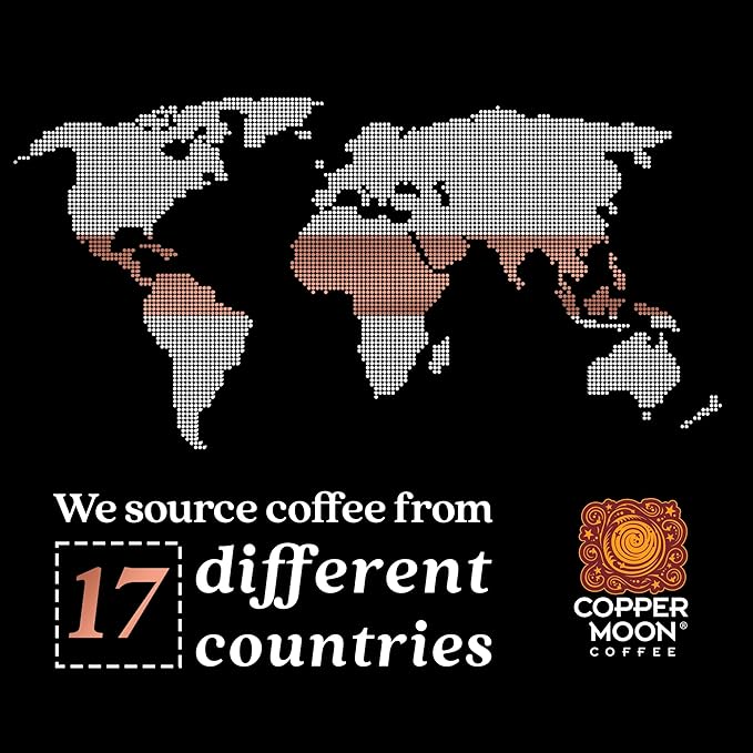 Copper Moon Dark Roast Whole Bean Coffee Espresso Blend 5 Lb