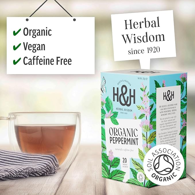 Heath And Heather Organic Peppermint ST&ampE 20 Bag