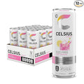 CELSIUS Fizz Free Pink Lemonade Sugar Free Energy Drink 12 Fl Oz (Pack of 12)
