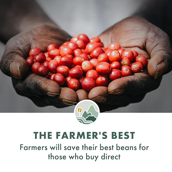 Pachamama Organic Coffee - Nicaragua Medium Roast Whole Bean Coffee - 2 lb - Farmer Owned &amp Regenerative
