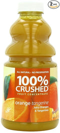Dr. Smoothie 100% Crushed Fruit Concentrate Orange Tangerine 46-Ounce Bottles (Pack of 2)