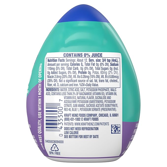 Mio Fit Liquid Water Enhancer Variety Pack 2 Berry Blast 2 Arctic Grape 4 CT (Variety Pack)