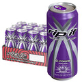 Rip It Energy Drink | G-Force | Intense Grape Flavor | 12-Pack (16oz Cans) | 160mg Caffeine | Smooth Finish | Ignite Focus | Hardcore Energy That Rips!