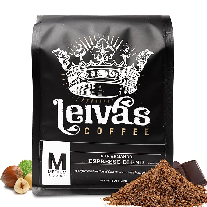 Leiva’s Espresso Ground Coffee Variety Pack 3 x 8oz – Blonde Medium &amp Dark Roast – Micro-Lot Guatemalan Beans – Low Acidity