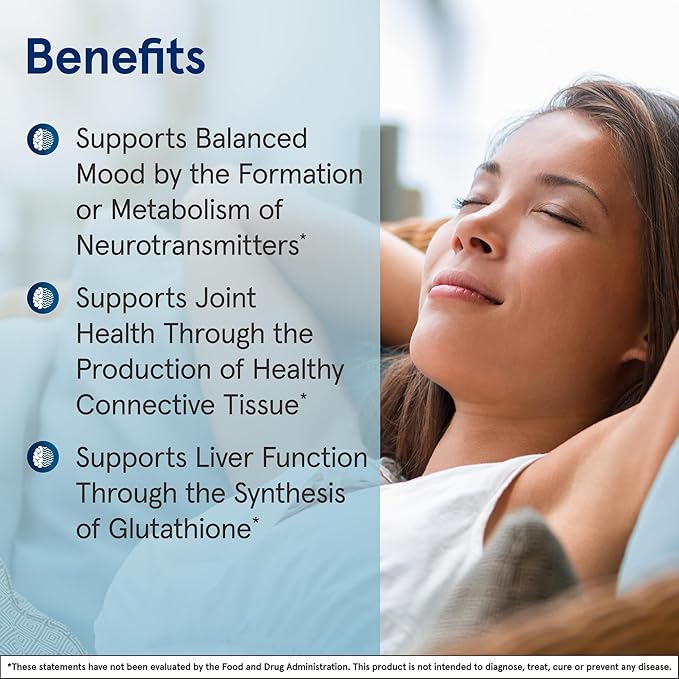 Jarrow Formulas SAMe Supplement 400 mg - 30 Tablets - High Concentration of Active SS Form - Supports Joint Health Liver Function Brain Metabolism Balanced Mood &amp Antioxidant Defense - 30 Serv