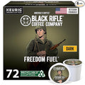 Black Rifle Coffee Company Dark Roast K-Cups – Single-Serve Coffee Pods Compatible with 1.0 &amp 2.0 Brewers – 100% Arabica (Freedom Fuel 6-Pack - 72 Count)