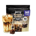 Brownie Batter Protein Iced Coffee - Premium Whey Protein &amp Instant Iced Coffees - 100% Natural Cold Brew - Zero Artificial Flavors &amp Sweeteners 80 mg Caffeine No Added Sugar 20 Servings