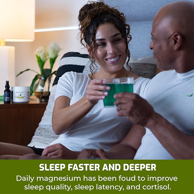 BIOptimizers Sleep Breakthrough Powder – Tropical Dreams &amp Blueberry Bundle – Natural Sleep Support Supplement – 405g Total