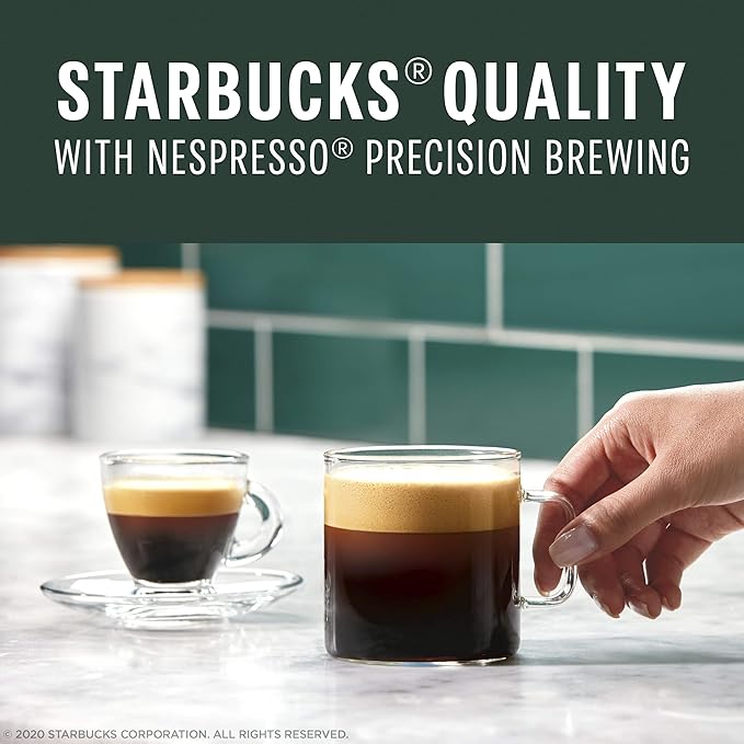 Starbucks by Nespresso Vertuo Caffè Verona Dark Roast Coffee 32-count Coffee Pods Brews 7.8 oz.