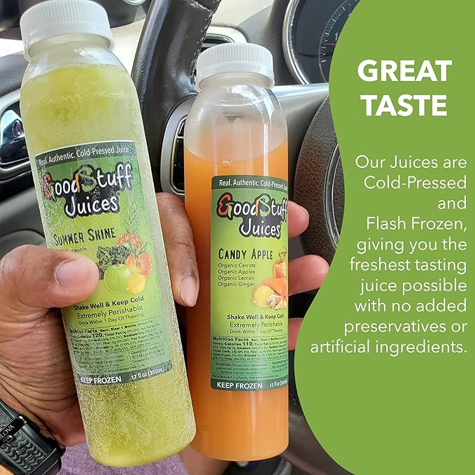 3 Day Juice Cleanse – 18 Cold-Pressed Juices | GoodStuff Summer Slim Detox | Fresh Ready-to-Drink Reset