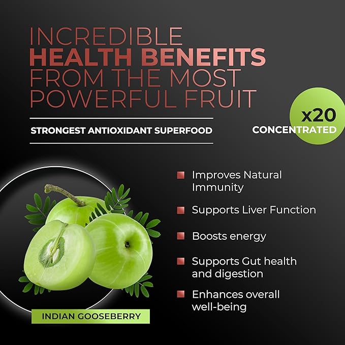 Amla Powder &amp Green Tea Superfood Supplement with Hibiscus 20x Ultra Concentrated Amla Antioxidant Support Made with Oolong Tea and Indian Gooseberries Organic Vegan Hibiscus 30 Servings