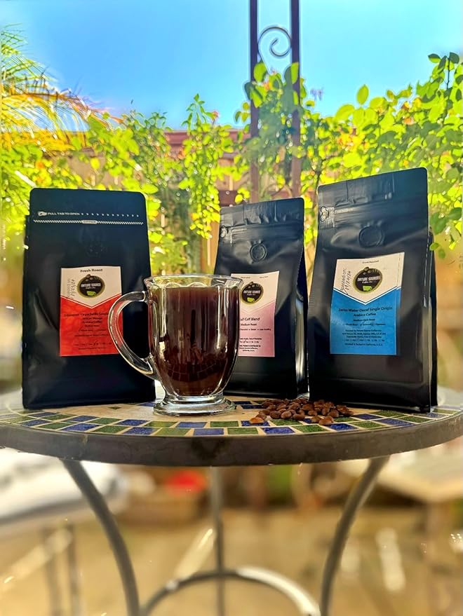 Yirgacheffe Ethiopia Single Origin | Organic | African Mirage | Ground Coffee |1lb 1-Pack