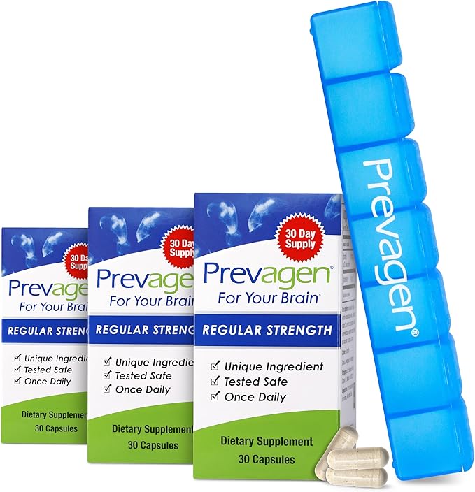 Prevagen Regular Strength - 90 Capsules (3 Month Supply) 10mg of Apoaequorin Plus Vitamin D3